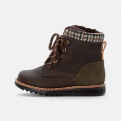Coupon 🎁 Friboo BOOTIES - Bottines à lacets - dark brown Meilleure qualité bottes et bottines rond enfant ✔️
