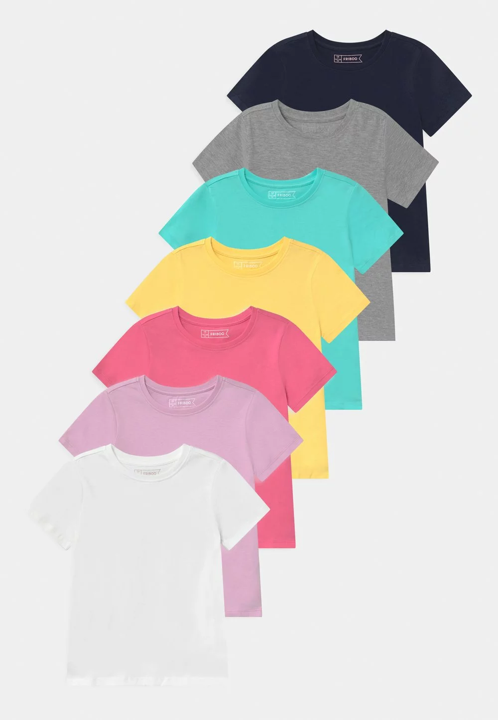 Promo ✔️ Friboo Prix Distinctifs 7 PACK - T-shirt basique t-shirts col rond kids 🤩 1 Promo ✔️ Friboo Prix Distinctifs 7 PACK - T-shirt basique t-shirts col rond kids 🤩