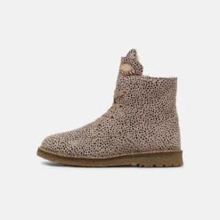 Meilleure vente 💯 Friboo LEATHER - Bottines à lacets Prix Sympa chaussures de neige rond kids ❤️