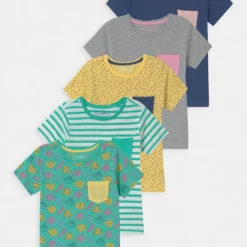 Grosses soldes 🛒 Prix Incroyables Friboo 5 PACK - T-shirt imprimé t-shirts col rond enfant 🌟